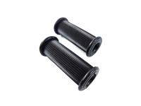 Footrests rubber 2 pieces inner diameter 16,80mm outer diameter without bead 35mm length 104mm for Hercules K 50, MK Mokick