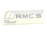 Side cover sticker Florett 1 piece dimensions high approx. 64mm wide 200mm for Kreidler RMC-S