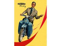 Advertising poster reprint 42cm 29cm for moped mokick