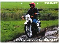 Brochure Enduro 2 pages DIN A4 for moped mokick