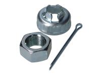 wheel nut M16 SW24 with cap and split pin for output shaft for Piaggio Fly 125 2V AC 08-11 (Carburetor) [LBMM57100]