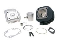 Cylinder kit Polini cast iron racing d=47mm 70cc 12mm slanted for Minarelli horizontal AC