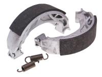 brake shoe set Polini 110x25mm w/ springs for drum brake for Vespa Modern S 150 ie 3V 12-14 E3 [RP8M66601]