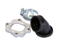 intake manifold Polini 360 30/35mm for 26-30mm PWK, Dellorto carburetor for Keeway RY8 50 2T Racing