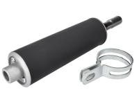 muffler Polini aluminum black, 16mm intake for Peugeot Metropolis SC 50