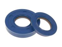 crankshaft oil seal kit Polini FKM/PTFE for Yamaha Neos 50 2T 03-07 E2 [SA211/ 1P9]
