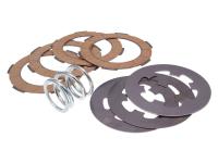 clutch disc set / clutch friction plates reinforced incl. spring Ferodo for Piaggio Ape 50 69-71 TL1T