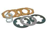 clutch disc set / clutch friction plates reinforced incl. spring Ferodo for Piaggio Ape 50 69-71 TL1T