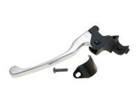 brake lever fitting left-hand, silver for Aprilia Rally 50 AC 95-04 [ZD4MD0/ ZD4MDD/ ZD4MDH/ ZD4TM]
