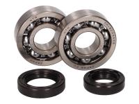 crankshaft bearing set for Aprilia Scarabeo 100 4T 2V 10-12 E3 [ZD4VAA00/ ZD4VAC00]