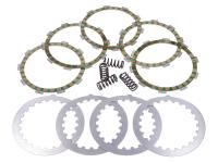 clutch disc / friction plate set MVT reinforced 5-friction plate type for Fantic Motor Enduro ER 50 Competition -17 (AM6 Racing)