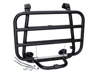 front luggage rack folding black for Vespa Classic PX 125 E Lusso, Arcobaleno VNX2T (-93)