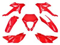 fairing kit red 7-piece for Beta RR 50 Enduro Factory 14 (AM6) Moric ZD3C20000E01
