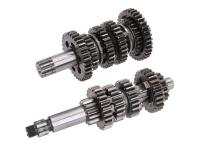 gearbox / gear shaft set 6-speed standard for Aprilia RS 50 96-98 (AM5 / AM6) [070 / 085 / ZD4MM]