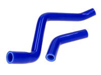 coolant hose set silicone blue for Derbi Senda 50 SM DRD Limited Edition 12- (D50B) [ZDPABB02]