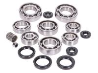 engine bearing set w/ oil seals for Aprilia ETX 125 2T 98- [ZD4PH]