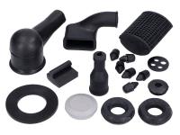 small part kit rubber, black for Vespa Classic PK 50 XL KAT2 Elestart (A, CH) V5X3T 90-97