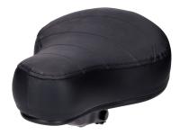 saddle / seat flat 60mm quilted black for Piaggio NLX