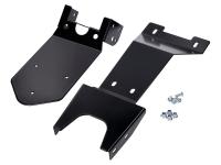 number plate holder w/ splash guard black coated for Rieju MRT 50 Pro Cross 18-20 E4 (AM6)