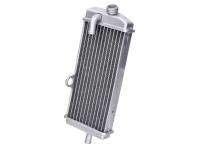 radiator aluminum silver for Yamaha DT 50 R, MBK X-Limit 50 Enduro, SM, Malaguti XSM 50