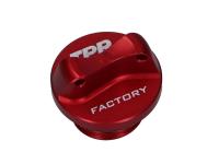 oil filler plug CNC TPR Factory red M16 w/ sealing ring for Yamaha TZR 50 R 96-00 (AM6) 4YV