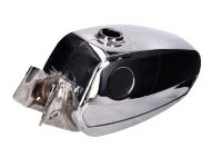 chrome-plated fuel tank for Zündapp Moped / Oldtimer GTS 50 (529-02L2) 77-78
