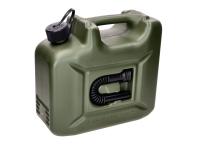 Petrol canister 10L Hünersdorff Profi olive-colored