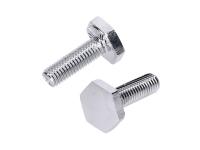 Chrome screw set for top telescopic for Puch DS, VSD, VZ 3-speed manual shift