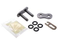 chain clip master link joint AFAM XS-Ring reinforced black - A525 XMR3 for Hyosung GT 650 Naked -08 Carburetor KM4MP51A