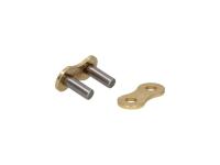 chain master link joint rivet-style AFAM reinforced golden - A520 MR1-G for Kymco MXU 250 [RFBL60000] (LB50AD/AE) L6