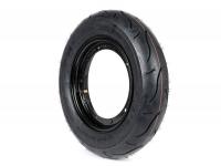 complete wheel BGM PRO 3.50-10 inch TT 59S reinforced black for Vespa Classic PX 200 E (Disc) VSX1T (98-)