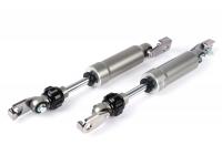 Shock absorber set -BGM Pro F16- Piaggio Ciao , additional shock absorber front, steel grey