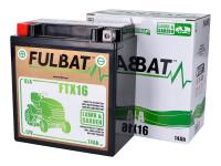 battery Fulbat FTX16 GEL for Piaggio MP3 500 ie 4V Tourer 10- [ZAPM610X]