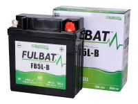 battery Fulbat FB5L-B GEL for Malaguti F12 Phantom 50 AC (07-) CPI Motor