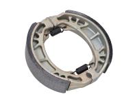 brake shoe set for drum brake 110x25mm for SYM (Sanyang) Shark RS 50 2T AC 99-03 E1 [BS05W-6]