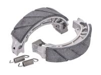 brake shoe set grooved with springs 110x25mm for Yamaha Slider 50 2T AC 03- E2 [SA094/ 1S]