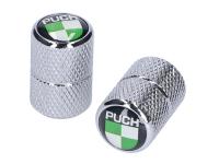 valve cap set w/ Puch logo for Puch Condor 4-speed