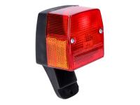 tail light assy universal red w/ side reflector for Vespa Modern Si
