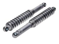 Shock absorber set IMCA 310mm chrome gray