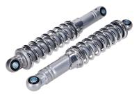 Shock absorber set IMCA 260mm chrome/grey