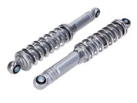 Shock absorber set IMCA Sport 280mm chrome/grey