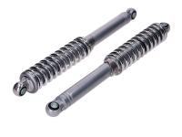 Shock absorber set IMCA 360mm chrome/grey