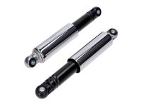 Shock absorber set IMCA 240mm closed chrome/black