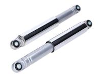 Shock absorber set IMCA 290mm closed chrome/grey