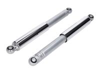 Shock absorber set IMCA 320mm closed chrome/grey