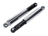 Shock absorber set IMCA 260mm closed chrome/black