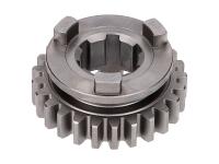 5th speed secondary transmission gear TP 25 teeth 2nd series for Fantic Motor Enduro ER 50 Competition -17 (AM6 Racing)