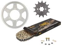 chain kit AFAM XS-Ring 13/62 teeth for Aprilia SX125 2018-