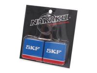 crankshaft bearing set Naraku SKF metal cage for Piaggio NRG 50 MC2 LC (DT Disc / Drum) [ZAPC04000]