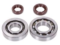 crankshaft bearing set Naraku SKF, FKM Premium C3 for Kymco Grand Dink 50 [RFBS90000/ RFBS90010] (SF10JA) S9
